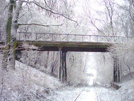 Trzebnica - most nad linią kolejową do Wrocławia!